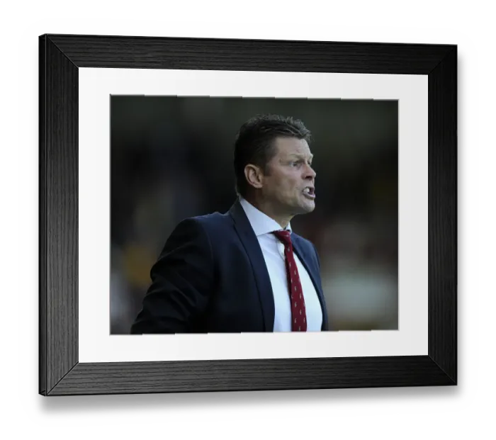 Framed Print : Steve Cotterill Leads Bristol City Against Oxford United in Capital One Cup Framed Print : Steve Cotterill Leads Bristol City Against Oxford United in Capital One Cup