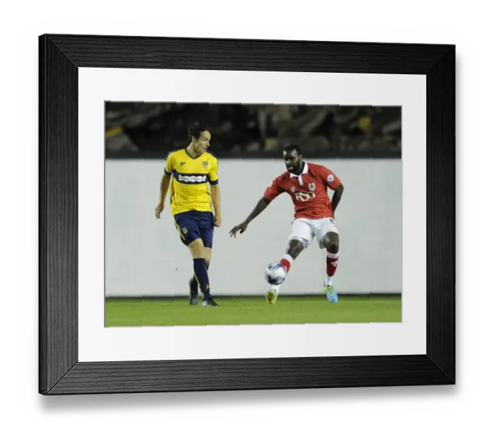 Framed Print : Bristol City vs Oxford United: Capital One Cup Clash at Ashton Gate