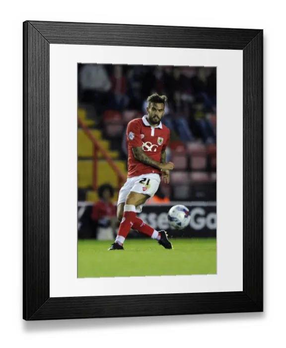Framed Print : Marlon Pack of Bristol City in Action Against Oxford United, Capital One Cup First Round, 2014 Framed Print : Marlon Pack of Bristol City in Action Against Oxford United, Capital One Cup First Round, 2014