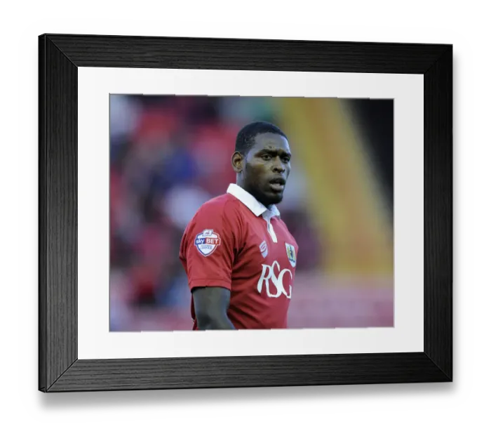 Framed Print : Bristol City's Jay Emmanuel-Thomas in Action against Oxford United, Capital One Cup First Round, Ashton Gate Framed Print : Bristol City's Jay Emmanuel-Thomas in Action against Oxford United, Capital One Cup First Round, Ashton Gate