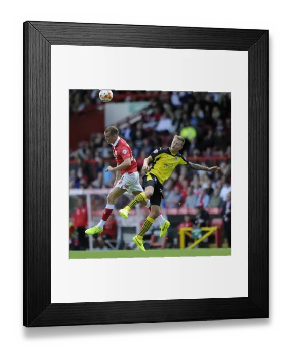 Framed Print : Aaron Wilbraham's Determined Header: Bristol City vs Colchester United, Sky Bet League One, 2014 Framed Print : Aaron Wilbraham's Determined Header: Bristol City vs Colchester United, Sky Bet League One, 2014