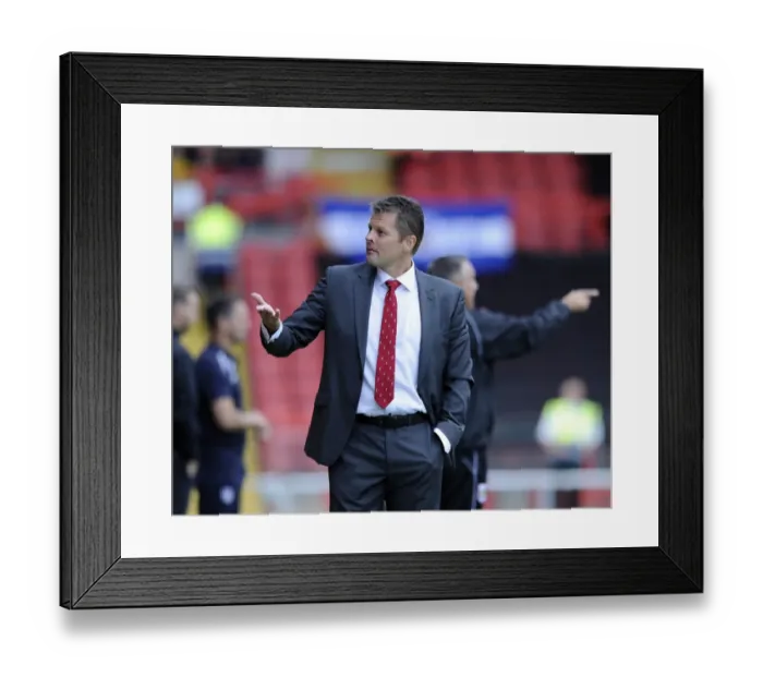 Framed Print : Steve Cotterill Leads Bristol City Against Colchester United, Sky Bet League One, 2014 Framed Print : Steve Cotterill Leads Bristol City Against Colchester United, Sky Bet League One, 2014