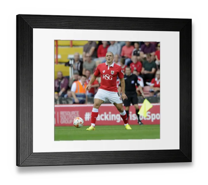 Framed Print : Bristol City's Adam El-Abd in Action during Sky Bet League One Match vs Colchester United at Ashton Gate Framed Print : Bristol City's Adam El-Abd in Action during Sky Bet League One Match vs Colchester United at Ashton Gate
