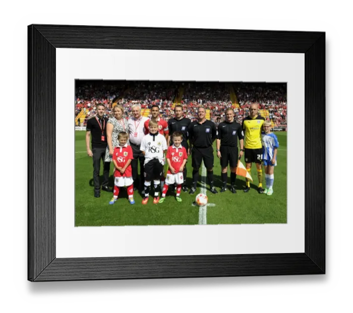 Framed Print : Bristol City vs Colchester United: A Football Rivalry Ignites in Sky Bet League One
