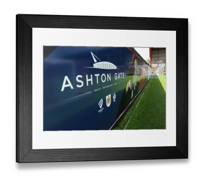 Framed Print : High-Stakes Showdown: Bristol City vs Colchester United in Sky Bet League One at Ashton Gate