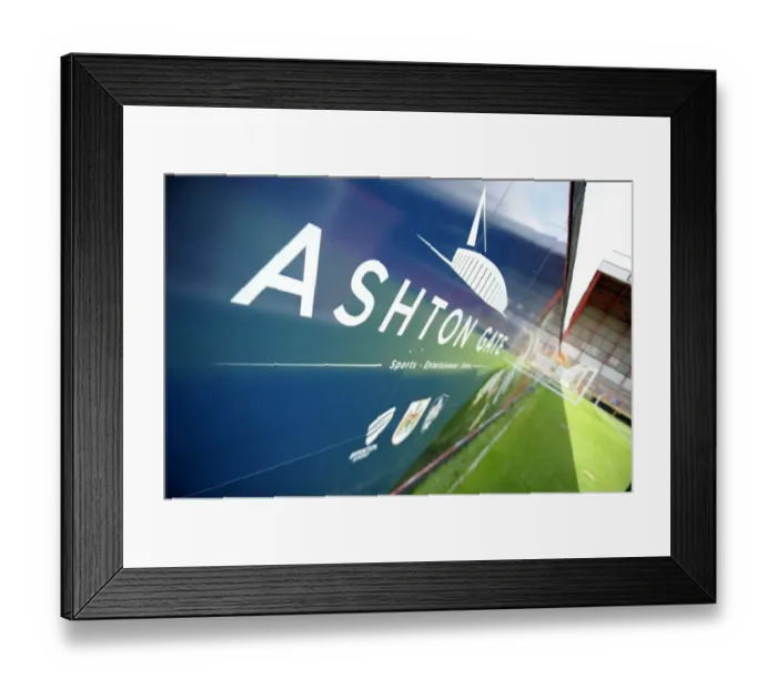 Framed Print : Thrilling League One Clash: Bristol City vs Colchester United at Ashton Gate