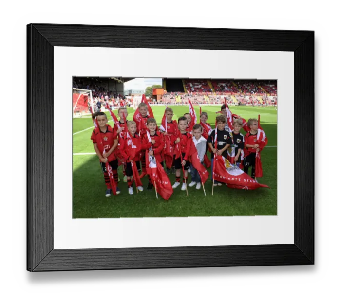 Framed Print : Bristol City Flagbearers in Action at Ashton Gate: Bristol City vs Colchester United, Sky Bet League One Framed Print : Bristol City Flagbearers in Action at Ashton Gate: Bristol City vs Colchester United, Sky Bet League One