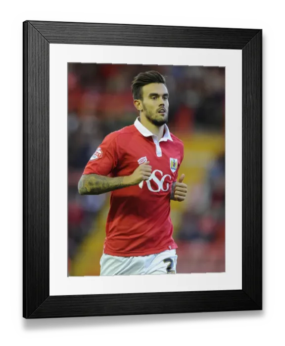 Framed Print : Marlon Pack in Action: Bristol City vs Leyton Orient, Sky Bet League One, 2014