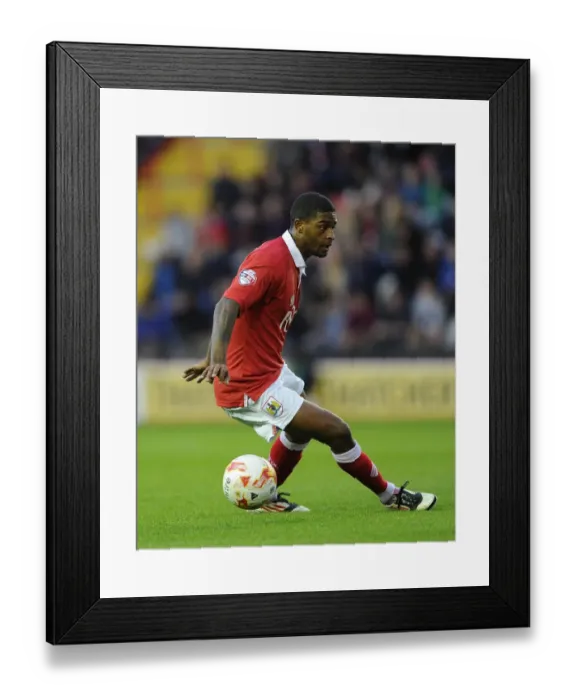 Framed Print : Mark Little in Action: Bristol City vs Leyton Orient, Ashton Gate, 2014