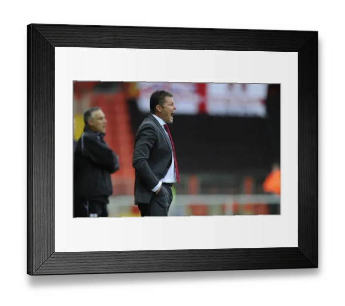 Framed Print : Steve Cotterill Leads Bristol City in Sky Bet League One Clash Against Leyton Orient, 2014 Framed Print : Steve Cotterill Leads Bristol City in Sky Bet League One Clash Against Leyton Orient, 2014