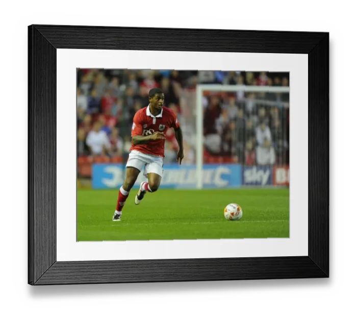 Framed Print : Mark Little in Action: Bristol City vs Leyton Orient, Sky Bet League One Football Match, 2014