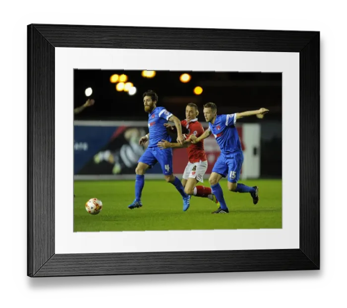 Framed Print : Intense Triangle Tussle: Baldock, Vincelot, and Clarke Fight for Possession in Bristol City vs Leyton Orient (Football) Framed Print : Intense Triangle Tussle: Baldock, Vincelot, and Clarke Fight for Possession in Bristol City vs Leyton Orient (Football)
