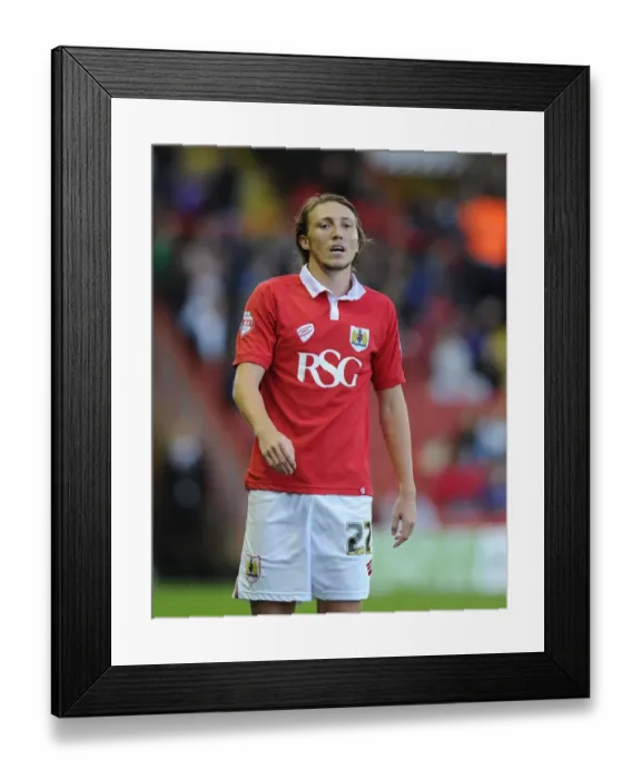 Framed Print : Bristol City's Luke Ayling in Action at Ashton Gate (2014) Framed Print : Bristol City's Luke Ayling in Action at Ashton Gate (2014)