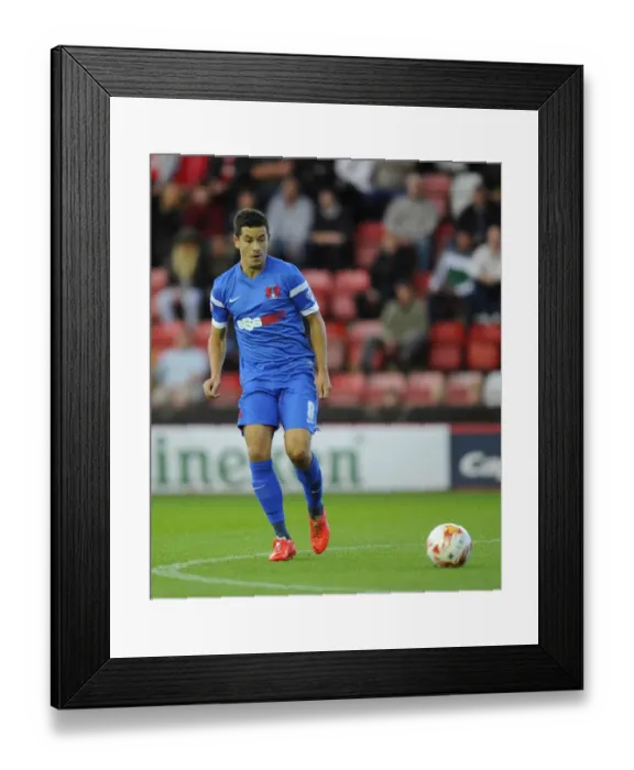 Framed Print : Bristol City vs Leyton Orient: Lloyd James in Action at Ashton Gate (August 19, 2014)