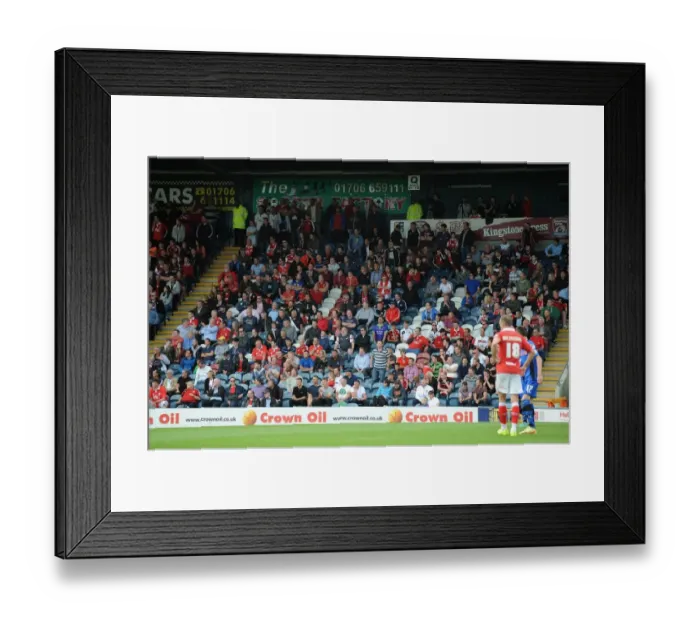 Framed Print : Rochdale AFC v Bristol City 230814 Framed Print : Rochdale AFC v Bristol City 230814