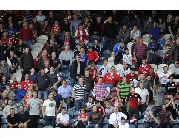 Bristol City Fans Unwavering Support at Rochdale AFC: Sky Bet League One (2014)
