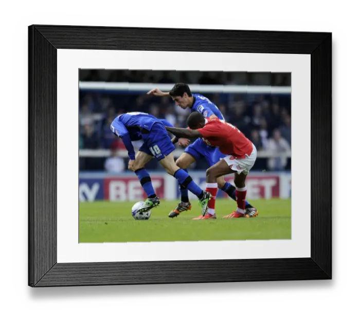 Framed Print : Mark Little vs. Ian Henderson: Intense Moment in Rochdale vs. Bristol City Football Match, Sky Bet League One, 2014 Framed Print : Mark Little vs. Ian Henderson: Intense Moment in Rochdale vs. Bristol City Football Match, Sky Bet League One, 2014