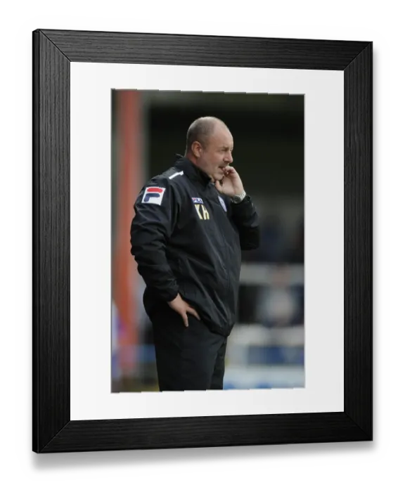 Framed Print : Keith Hill, Rochdale Manager, Leads His Team Against Bristol City in Sky Bet League One Framed Print : Keith Hill, Rochdale Manager, Leads His Team Against Bristol City in Sky Bet League One