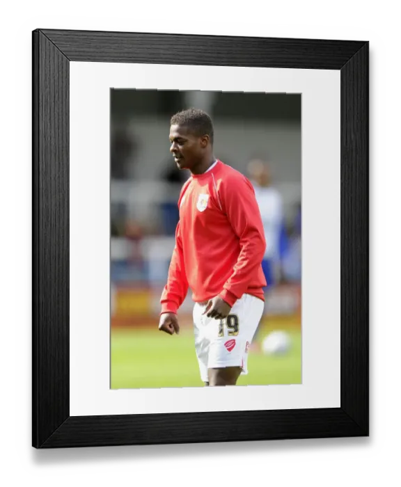 Framed Print : Bristol City's Kieran Agard Scores at Rochdale's Spotland Stadium, Sky Bet League One, 2014 Framed Print : Bristol City's Kieran Agard Scores at Rochdale's Spotland Stadium, Sky Bet League One, 2014