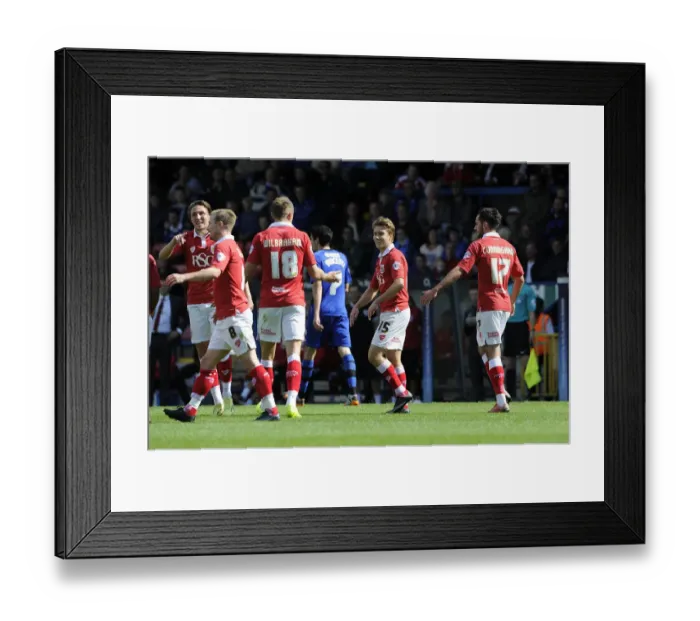 Framed Print : Bristol City's Luke Freeman Celebrates Goal Against Rochdale AFC - Sky Bet League One, 2014 Framed Print : Bristol City's Luke Freeman Celebrates Goal Against Rochdale AFC - Sky Bet League One, 2014
