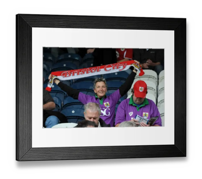 Framed Print : Bristol City Fans in Action at Rochdale AFC Match, Sky Bet League One, 2014 Framed Print : Bristol City Fans in Action at Rochdale AFC Match, Sky Bet League One, 2014