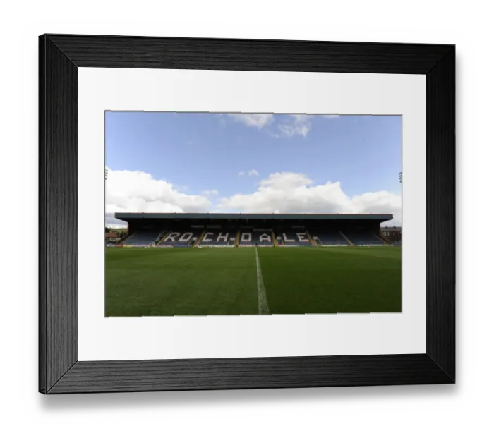 Framed Print : Bristol City vs. Rochdale Clash at Spotland Stadium: Sky Bet League One Football Match (August 2014) Framed Print : Bristol City vs. Rochdale Clash at Spotland Stadium: Sky Bet League One Football Match (August 2014)