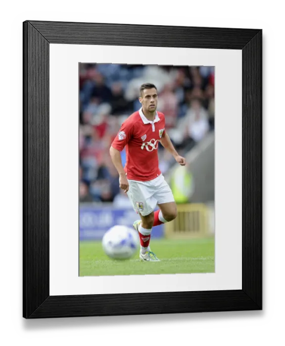 Framed Print : Sam Baldock in Action: Rochdale vs. Bristol City, Sky Bet League One, 2014