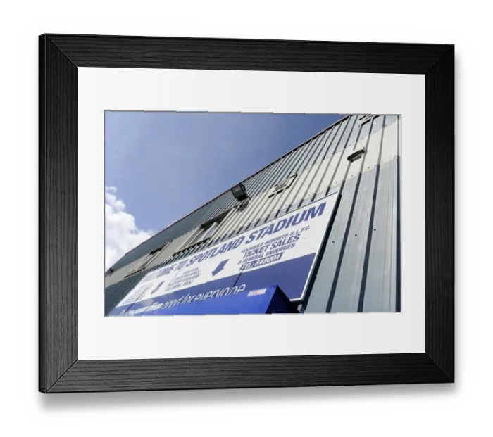 Framed Print : Bristol City vs. Rochdale: Sky Bet League One Showdown at Spotland Stadium (August 2014)