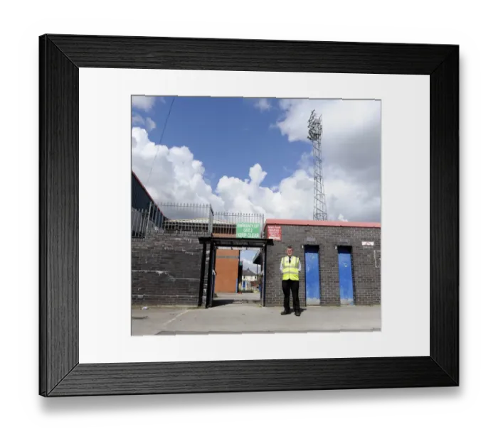 Framed Print : Steward at Work: Rochdale AFC vs. Bristol City, Sky Bet League One (August 23, 2014) Framed Print : Steward at Work: Rochdale AFC vs. Bristol City, Sky Bet League One (August 23, 2014)