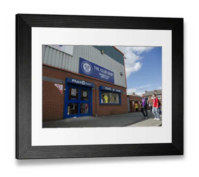 Framed Print : Rivalry in Sky Bet League One: Bristol City vs. Rochdale at Spotland Stadium (2014) Framed Print : Rivalry in Sky Bet League One: Bristol City vs. Rochdale at Spotland Stadium (2014)