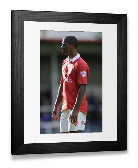 Framed Print : Mark Little in Action: Bristol City vs Rochdale FC, Sky Bet League One, 2014 - Football Match at Spotland Stadium