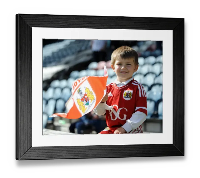 Framed Print : Young Bristol City Fan's Excitement at Rochdale AFC Match, Sky Bet League One Framed Print : Young Bristol City Fan's Excitement at Rochdale AFC Match, Sky Bet League One