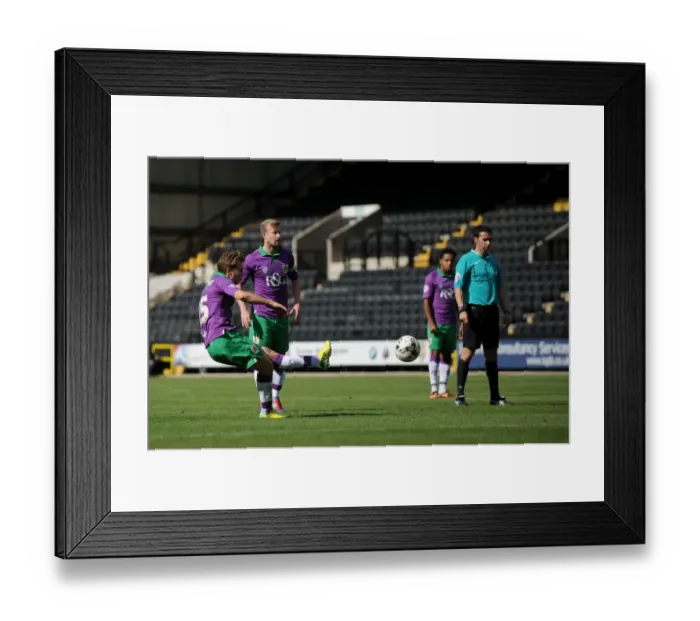 Framed Print : Bristol City's Luke Freeman Scores a Dramatic Free Kick off the Post vs Notts County (August 2014) Framed Print : Bristol City's Luke Freeman Scores a Dramatic Free Kick off the Post vs Notts County (August 2014)