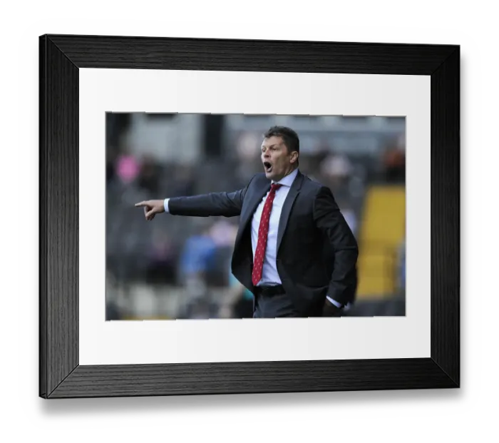 Framed Print : Steve Cotterill Leads Bristol City Against Notts County, Sky Bet League One (31st August 2014) Framed Print : Steve Cotterill Leads Bristol City Against Notts County, Sky Bet League One (31st August 2014)