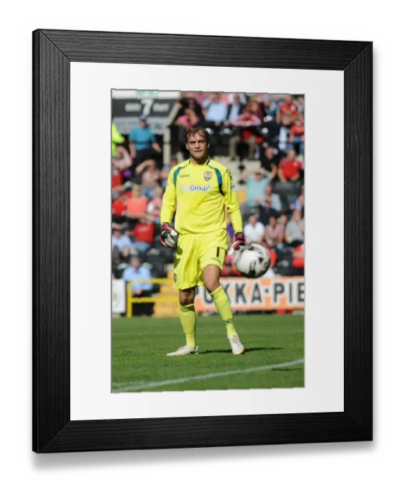Framed Print : Notts County vs. Bristol City: Roy Carroll in Action, August 31, 2014