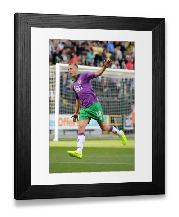 Framed Print : Aaron Wilbraham of Bristol City in Action against Notts County, Sky Bet League One, 2014 Framed Print : Aaron Wilbraham of Bristol City in Action against Notts County, Sky Bet League One, 2014