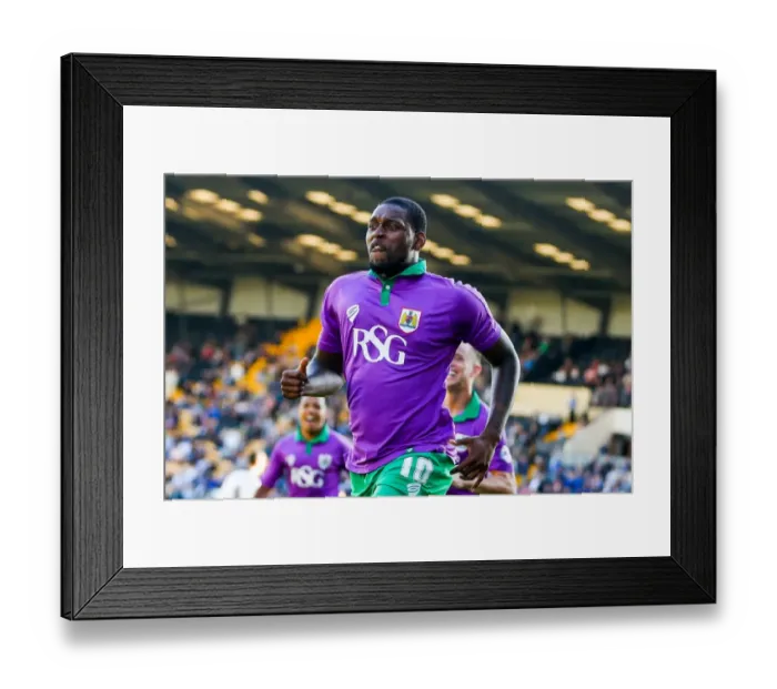 Framed Print : Jay Emmanuel-Thomas's Last-Minute Penalty: Bristol City Secures Victory over Notts County Framed Print : Jay Emmanuel-Thomas's Last-Minute Penalty: Bristol City Secures Victory over Notts County