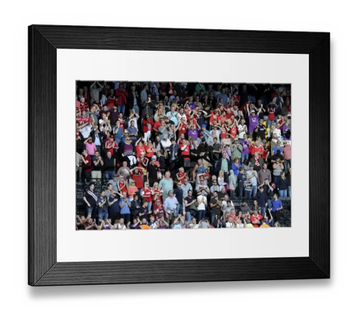 Framed Print : Bristol City Fans in Full Force at Meadow Lane, Sky Bet League One (August 2014) Framed Print : Bristol City Fans in Full Force at Meadow Lane, Sky Bet League One (August 2014)