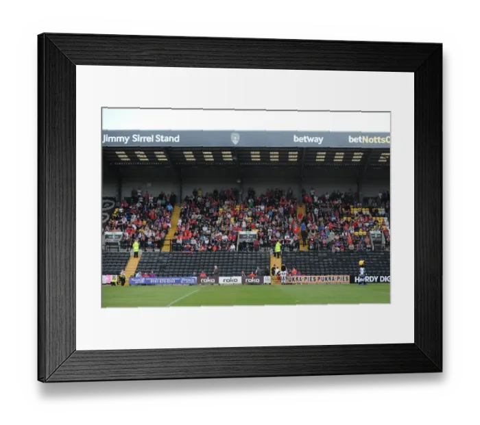Framed Print : Bristol City Fans in Full Force at Notts County's Meadow Lane Framed Print : Bristol City Fans in Full Force at Notts County's Meadow Lane