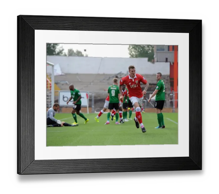 Framed Print : Aden Flint's Thrilling Goal: Bristol City's Triumph Over Scunthorpe United, September 6, 2014 Framed Print : Aden Flint's Thrilling Goal: Bristol City's Triumph Over Scunthorpe United, September 6, 2014