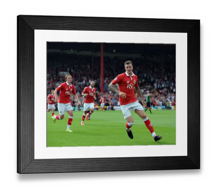 Framed Print : Aden Flint's Thrilling Goal: Bristol City's Triumph Over Scunthorpe United, September 6, 2014 Framed Print : Aden Flint's Thrilling Goal: Bristol City's Triumph Over Scunthorpe United, September 6, 2014