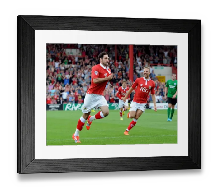 Framed Print : Thrilling Moment: Greg Cunningham's Goal for Bristol City against Scunthorpe United, Sky Bet League One, Ashton Gate Framed Print : Thrilling Moment: Greg Cunningham's Goal for Bristol City against Scunthorpe United, Sky Bet League One, Ashton Gate