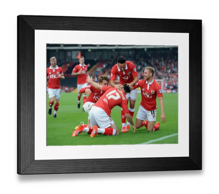 Framed Print : Thrilling Moment: Greg Cunningham's Goal Celebration vs Scunthorpe United, Sky Bet League One Framed Print : Thrilling Moment: Greg Cunningham's Goal Celebration vs Scunthorpe United, Sky Bet League One