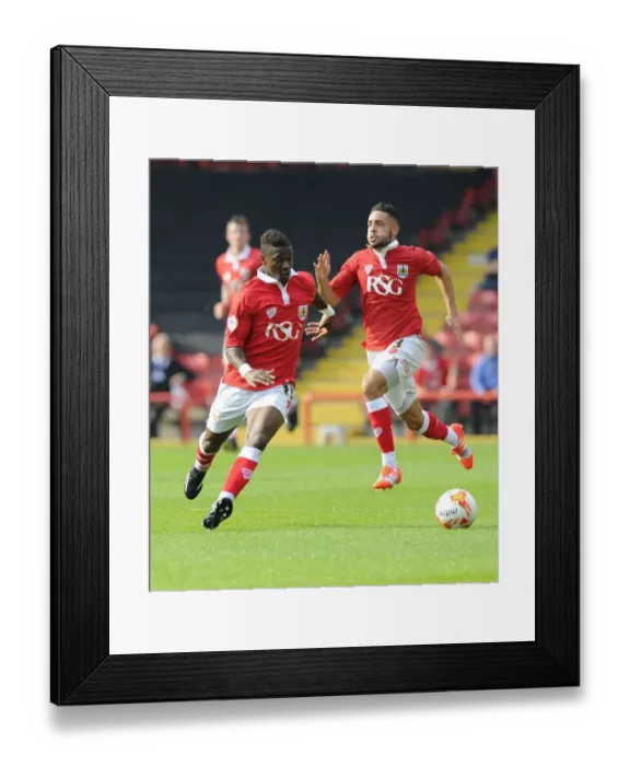 Framed Print : Bristol City's Kieran Agard in Action Against Scunthorpe United at Ashton Gate, September 6, 2014 - Football Match Framed Print : Bristol City's Kieran Agard in Action Against Scunthorpe United at Ashton Gate, September 6, 2014 - Football Match