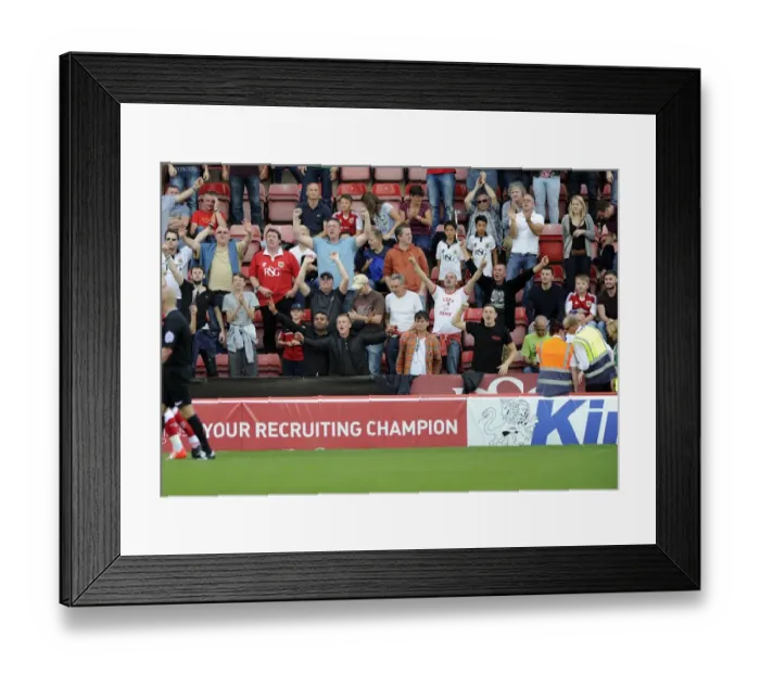 Framed Print : Sea of Supporters: Bristol City vs Scunthorpe United, Sky Bet League One, Ashton Gate Framed Print : Sea of Supporters: Bristol City vs Scunthorpe United, Sky Bet League One, Ashton Gate