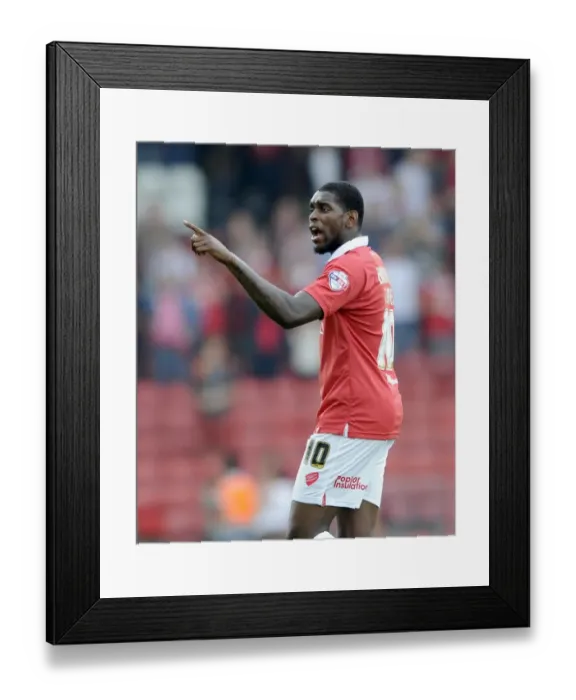 Framed Print : Jay Emmanuel-Thomas in Action: Bristol City vs Scunthorpe United, Sky Bet League One, September 6, 2014 Framed Print : Jay Emmanuel-Thomas in Action: Bristol City vs Scunthorpe United, Sky Bet League One, September 6, 2014