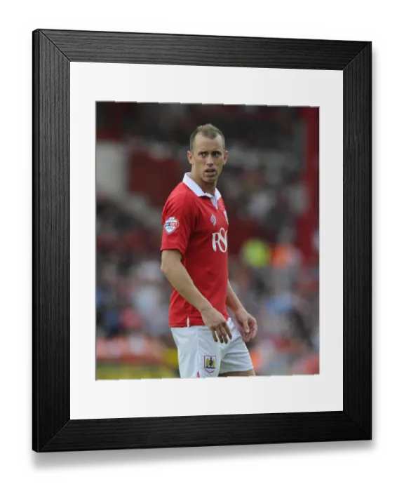 Framed Print : Aaron Wilbraham in Action: Bristol City vs Scunthorpe United, September 6, 2014 Framed Print : Aaron Wilbraham in Action: Bristol City vs Scunthorpe United, September 6, 2014