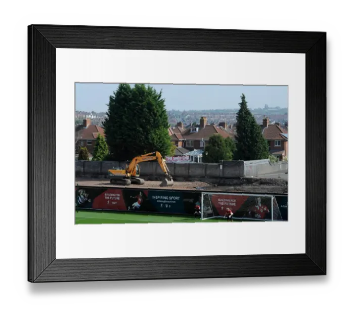 Framed Print : Bristol City vs Scunthorpe United: A Football Rivalry Ignites at Ashton Gate's Shed End - 6 / 09 / 14