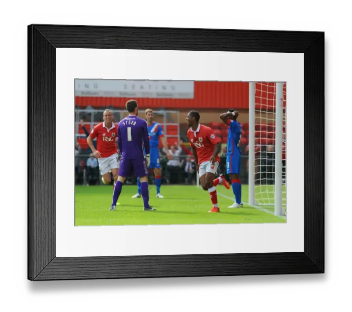 Framed Print : Mark Little's Goal Celebration: Bristol City vs Doncaster Rovers, Sky Bet League One, September 13, 2014 Framed Print : Mark Little's Goal Celebration: Bristol City vs Doncaster Rovers, Sky Bet League One, September 13, 2014