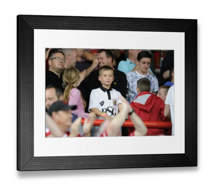 Framed Print : Passionate Bristol City Fans Pack Ashton Gate for Sky Bet League One Clash against Doncaster Rovers